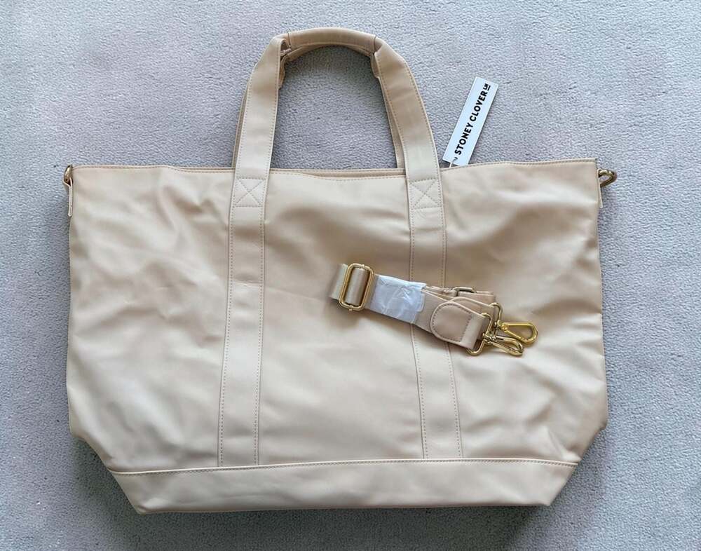 Stoney Clover Lane Classic Tote Bag in Sand